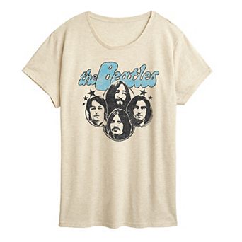 Women's The Beatles Vintage Stars Graphic Tee