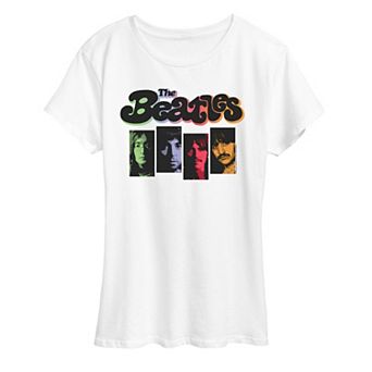 Women's The Beatles Color Gradient Graphic Tee