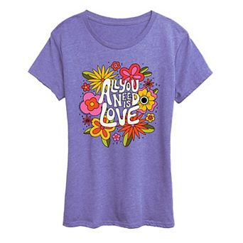 Women's The Beatles All You Need Is Love Graphic Tee