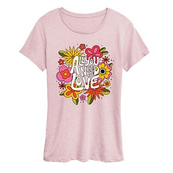 Women's The Beatles All You Need Is Love Graphic Tee