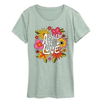 Women's The Beatles All You Need Is Love Graphic Tee