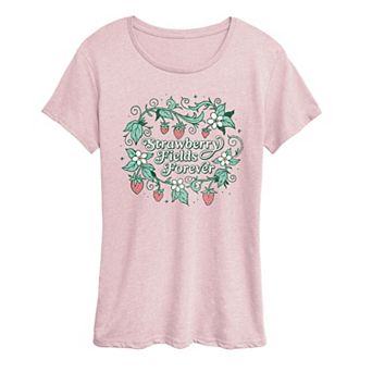 Women's The Beatles Strawberry Fields Graphic Tee