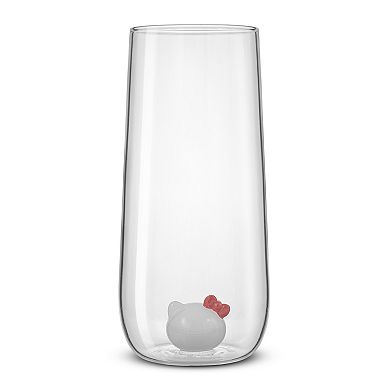 JoyJolt Hello Kitty® and Mimmy 3D Icon Tall Drinking Glasses