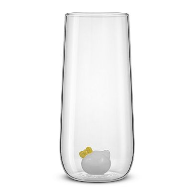 JoyJolt Hello Kitty® and Mimmy 3D Icon Tall Drinking Glasses
