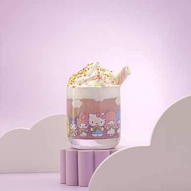 JoyJolt Hello Kitty® and Friends Rainbow Short Drinking Glasses