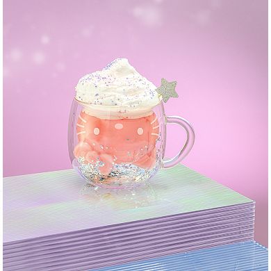 JoyJolt Hello Kitty® 50th Anniversary Limited Edition 3D Double Wall Glass Mug