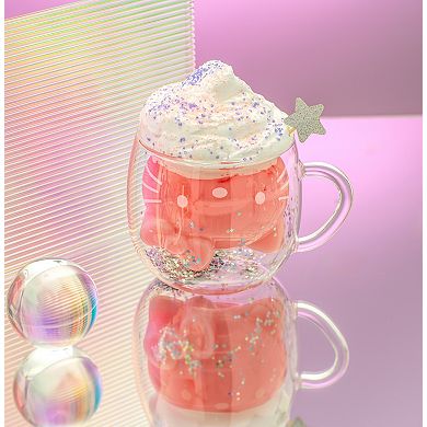 JoyJolt Hello Kitty® 50th Anniversary Limited Edition 3D Double Wall Glass Mug