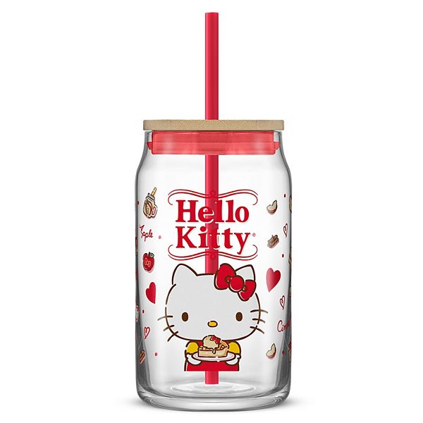 JoyJolt Hello Kitty® and Friends Favorite Flavor Can-Shaped Glass ...