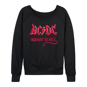 Women's ACDC Highway To Hell French Terry Long Sleeve Tee