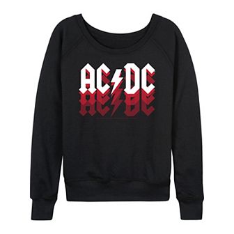Women's ACDC Logo Fade French Terry Long Sleeve Tee