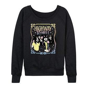 Women's ACDC Highway To Hell French Terry Long Sleeve Tee