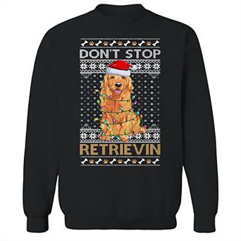 Men's Christmas Sweater Stop Retrievin Graphic Sweatshirt
