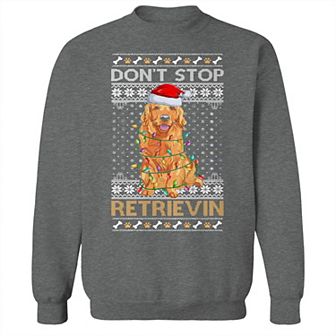 Men's Christmas Sweater Stop Retrievin Graphic Sweatshirt