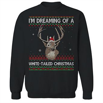 Men's Whitetailed Christmas Sweater Graphic Sweatshirt