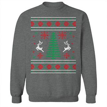 Men's Ugly Knitted Christmas Sweater Graphic Sweatshirt