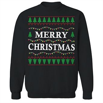 Men's Merry Tree Christmas Sweater Graphic Sweatshirt