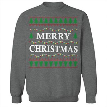 Men's Merry Tree Christmas Sweater Graphic Sweatshirt