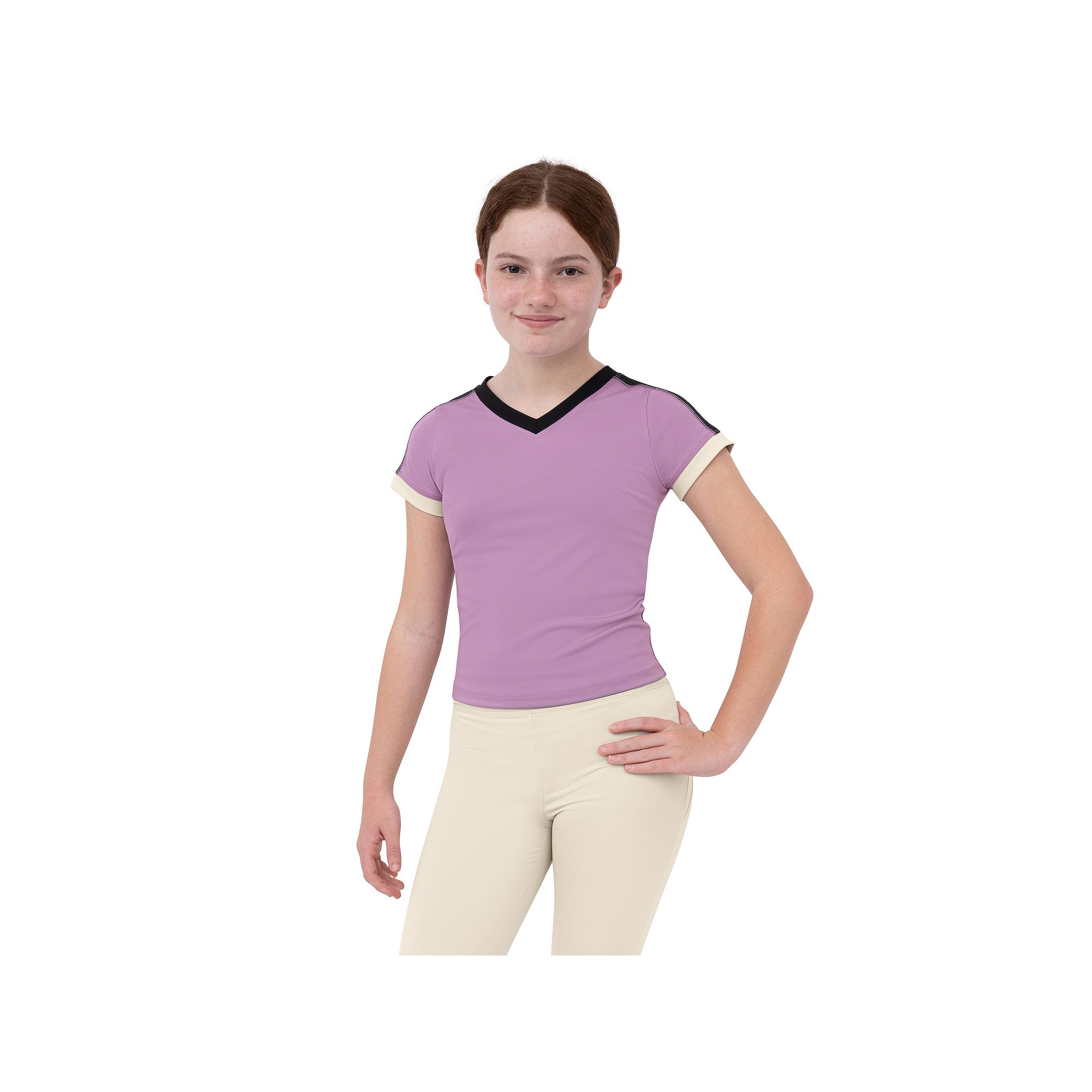 Girls 7-20 Layer 8 Short Sleeve Meet & Greet Baby Tee, Girls, Size: Small,