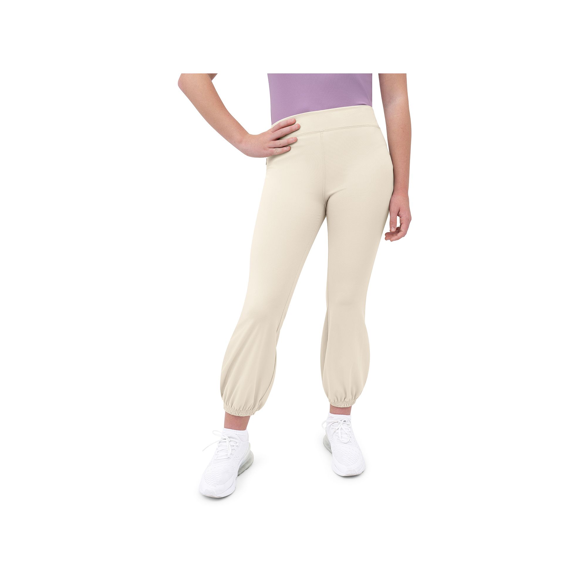 Girls 7-16 Layer 8 Fit and Flow Yoga Pants, Girls, Size: Small, Oatmeal