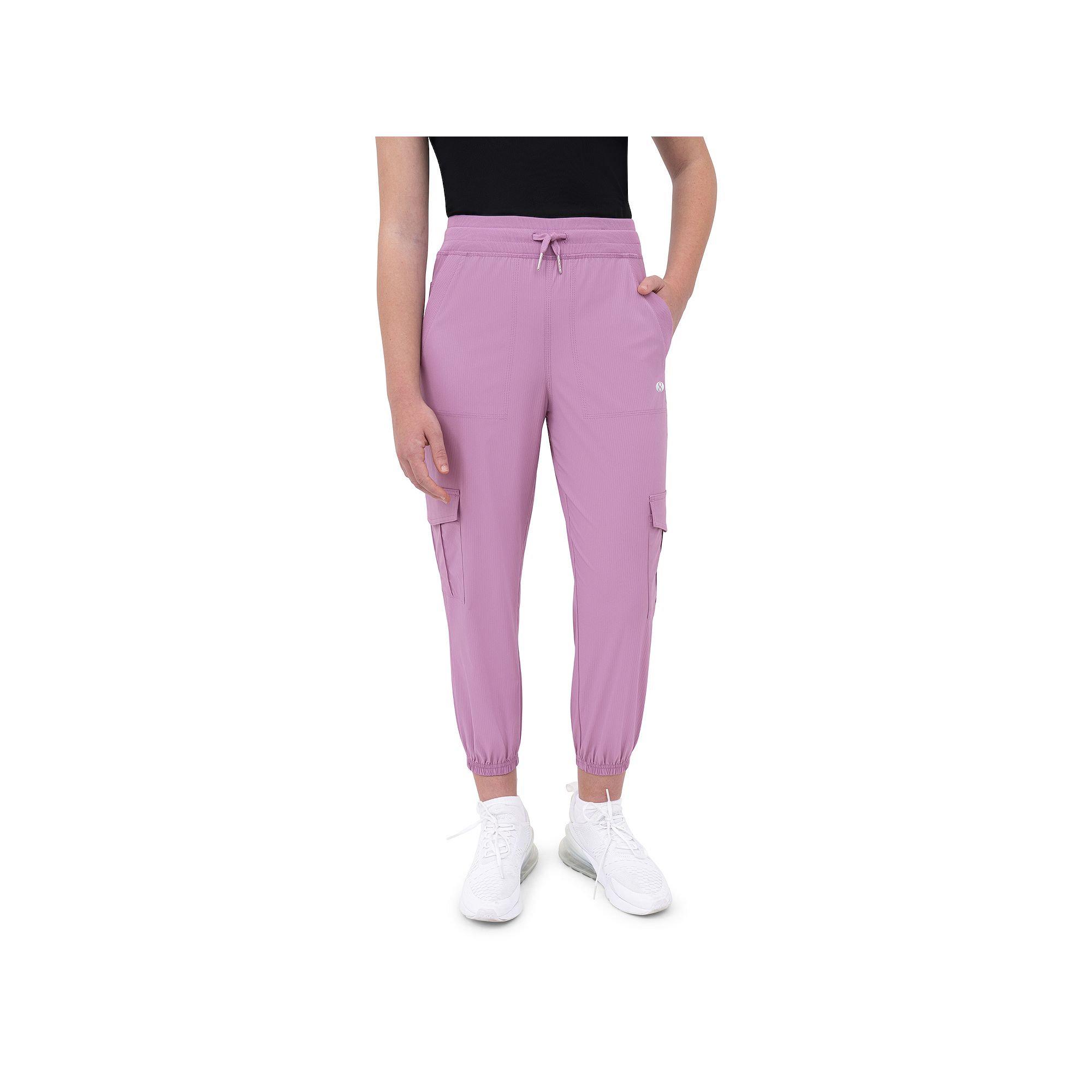 Girls 7-16 Layer 8 Cargo Joggers, Girls, Size: Small, Purple