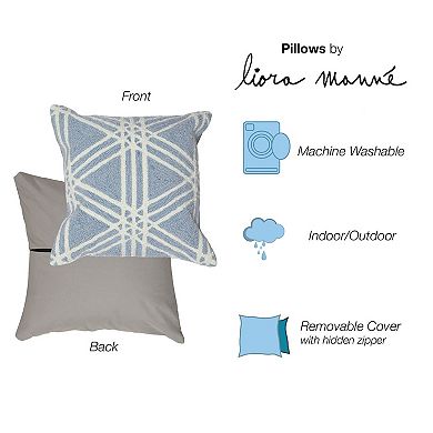 Liora Manne Frontporch Hex Indoor/Outdoor Pillow