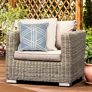 Liora Manne Frontporch Hex Indoor/Outdoor Pillow