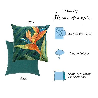 Liora Manne Visions IV Exotic Bloom Indoor/Outdoor Pillow