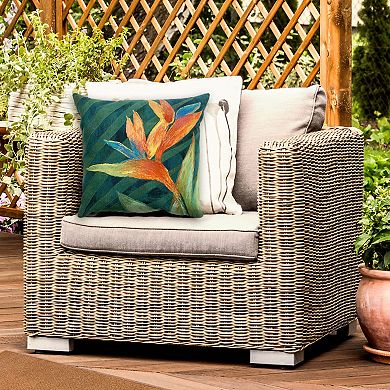 Liora Manne Visions IV Exotic Bloom Indoor/Outdoor Pillow