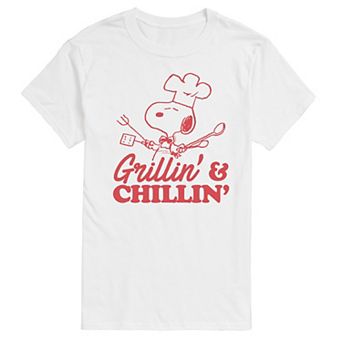 Men's Peanuts Grillin' & Chillin' Snoopy Graphic Tee