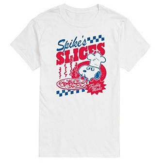 Men's Peanuts Spikes Slices Graphic Tee