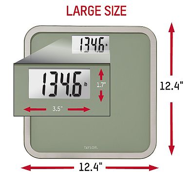 Taylor Digital Glass Bathroom Scale