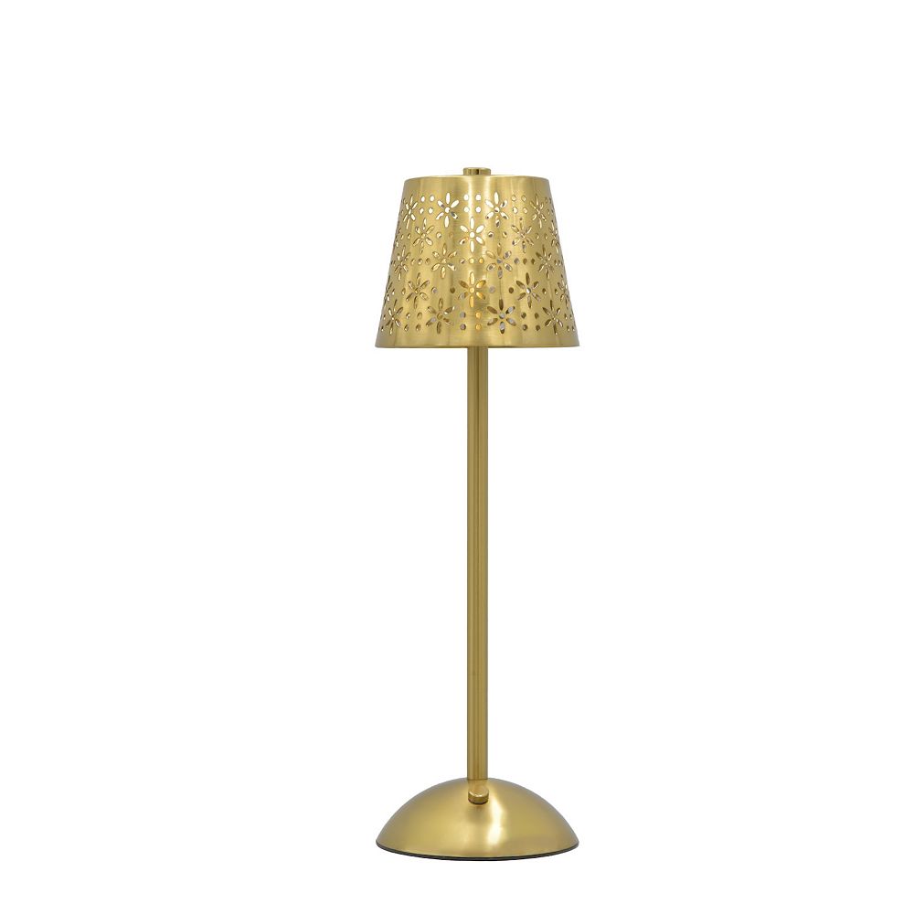 Draper James Stamped Metal Cordless Touch Table Lamp