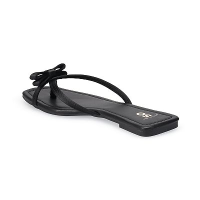 SO® Taleah Bow Women's Thong Sandals