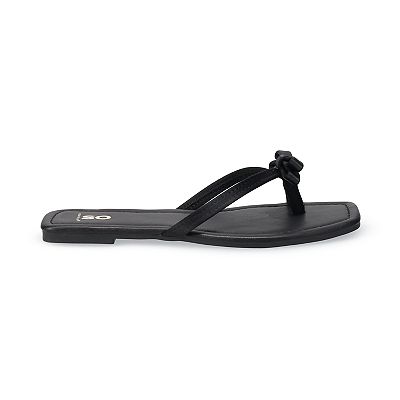 SO® Taleah Bow Women's Thong Sandals