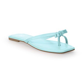 SO® Taleah Bow Women's Thong Sandals