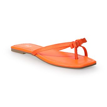 SO® Taleah Bow Women's Thong Sandals