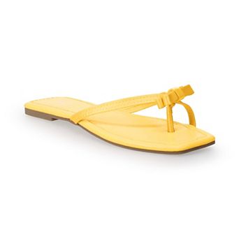 SO® Taleah Bow Women's Thong Sandals