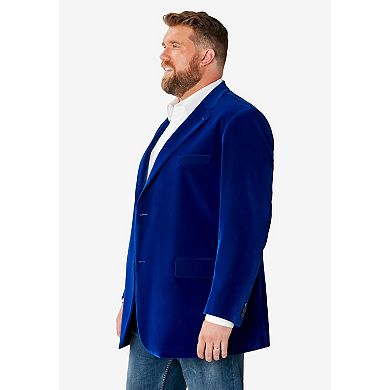KingSize Men's Big & Tall Velvet Blazer