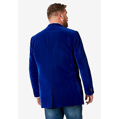 KingSize Men's Big & Tall Velvet Blazer