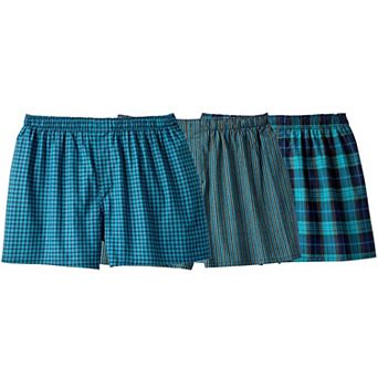 KingSize Men's Big & Tall Woven Boxers 3-Pack