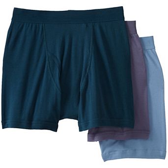 KingSize Men's Big & Tall Cotton Boxer Briefs 3-Pack