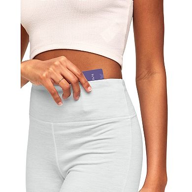 Haley Women's High-waist Heather Fleece 7/8 Legging