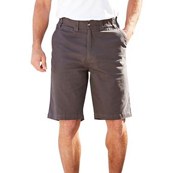 KingSize Men's Big & Tall 10 Flex Full-Elastic Waist Chino Shorts