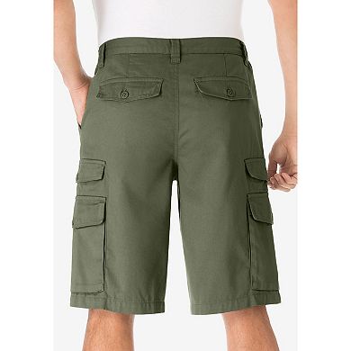 KingSize Men's Big & Tall 12 Side Elastic Cargo Shorts