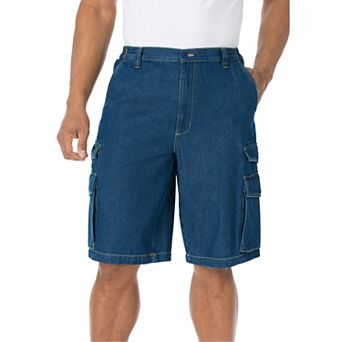 KingSize Men's Big & Tall 12 Side Elastic Cargo Shorts