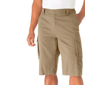 KingSize Men's Big & Tall 14 Side Elastic Cargo Shorts