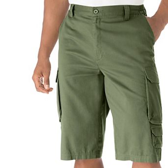 KingSize Men's Big & Tall 14 Side Elastic Cargo Shorts