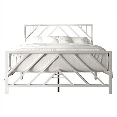 Simple Metal Platform Bed