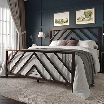 Simple Metal Platform Bed