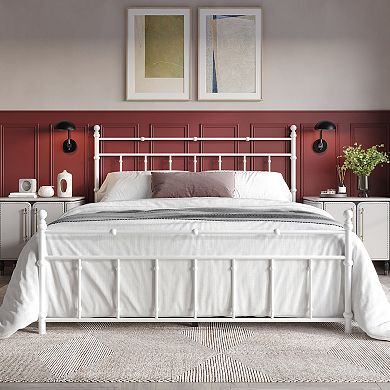 Victorian Metal Platform Bed